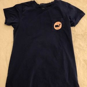 Navy vineyard vines t shirt whale xs